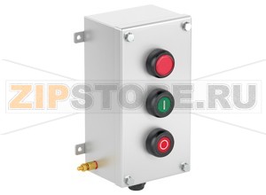 Модуль управления Control Unit Ex e, Stainless Steel, 3 Functions LCS3.LRLX.PGMX.PRMX.F.1 Pepperl+Fuchs Electrical specificationsOperating voltage250 V max.Operating current16 A max.Terminal capacity2.5 mm2FunctionLED indicatorColorredRated operating voltage20 ... 250 V ACFunction 2pushbuttonColorgreenContact configuration1x NO / 1x NCUsage categoryAC12 - 12 ... 250 V AC - 16 AAC15 - 12 ... 250 V AC - 10 ADC13 - 12 ... 110 V DC - 1 ADC13 - 12 ... 24 V DC - 1ANumber of poles2LabelingIFunction 3pushbuttonColorredContact configuration1x NO / 1x NCUsage categoryAC12 - 12 ... 250 V AC - 16 AAC15 - 12 ... 250 V AC - 10 ADC13 - 12 ... 110 V DC - 1 ADC13 - 12 ... 24 V DC - 1ANumber of poles2LabelingOMechanical specificationsHeight220 mm (A)Width116 mm (B)Depth85.5 mm (C)External dimension107 mm with operators (C1) 92.2 mm with screws (C2) 145 mm with mounting brackets (K)Fixing holes distance, height161 mm (G)Fixing holes distance, width130 mm (H)Enclosure coverfully detachableCover fixingM6 stainless steel hexagon head screwsFixing holes diameter6.1 mm (J)Degree of protectionIP66Cable entryNumber of cable entries1x M25 in face B fitted with polyamide Ex e cable glandDefined entry areaface BMaterialEnclosure1.5 mm 316L, (1.4404) stainless steelFinishelectropolishedSealone piece closed cell neopreneMass3.5 kgMountingmouting brackets with 6.1 mm screw holesGroundingM6 internal/external brass grounding boltAmbient conditionsAmbient temperature-40 ... 55 °C (-40 ... 131 °F) @ T4 -40 ... 40 °C (-40 ... 104 °F) @ T6 Data for application in connection with hazardous areasEU-Type Examination CertificateSIRA 13ATEX3059XMarking II 2 GD Ex de IIC T6 Gb, Ex tb IIIC T80°C Db Ex de IIC T4 Gb, Ex tb IIIC T130°C DbInternational approvalsIECEx approvalIECEx SIR 13.0021EAC approvalTC RU C-DE.GB06.B.00567ConformityDegree of protectionEN 60529General informationSupplementary informationEC-Type Examination Certificate, Statement of Conformity, Declaration of Conformity, Attestation of Conformity and instructions have to be observed where applicable. For information see www.pepperl-fuchs.com.AccessoriesOptional accessoriesEngraved traffolyte tag labelEngraved AISI 316L stainless steel tag labelColor in-fill stainless steel tag label