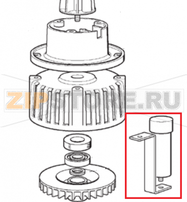 Kondensator 4 mfd von s.n. 03995 Scotsman AF 200  Kondensator 4 mfd von s.n. 03995 Scotsman AF 200Запчасть на 