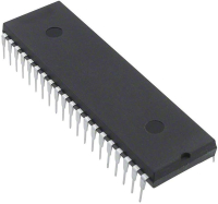 Микроконтроллер встроенный, PDIP-40, 8 Бит, 40 МГц, I/O 34 Microchip Technology PIC18F452-I/P