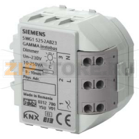 RS 525/23 - Универсальный диммер, 1 x AC 230 В, 10...250 Вт, (R,L,C-нагрузки) Siemens 5WG1525-2AB23
