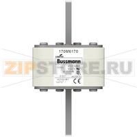 Предохранитель, 1800 A, AC 600 В, 200 кА, 3, 76x90x139 мм, aR, DIN, IEC Eaton FUSE 1800A 600V 3