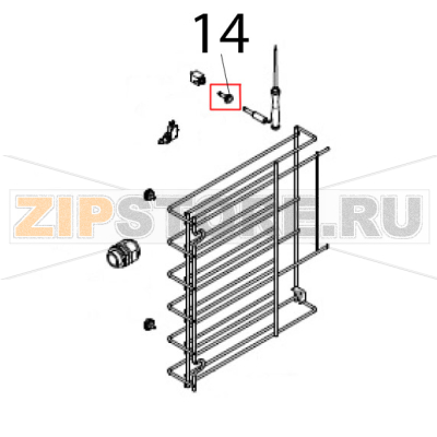 Tappo jack Piron PF1006_PI1 Tappo jack Piron PF1006_PI1Запчасть на деталировке под номером: 14