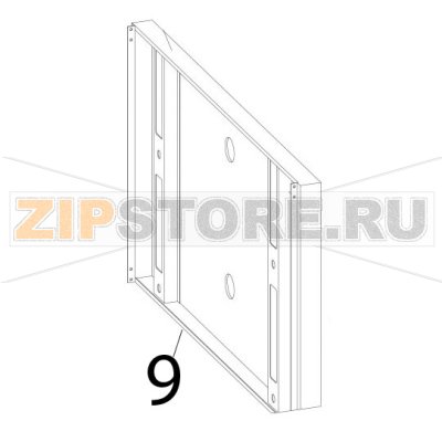 Schienale Zanolli Citizen PW 9+9/MC Schienale Zanolli Citizen PW 9+9/MCЗапчасть на деталировке под номером: 9