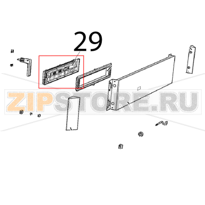 Scheda controllo PE1705, CT BT Unox XVC 1005EP Scheda controllo PE1705, CT BT Unox XVC 1005EPЗапчасть на деталировке под номером: 29