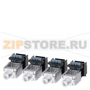 box terminal 4 units accessory for: 3VA6 150/250 Siemens 3VA9144-0JA12 
