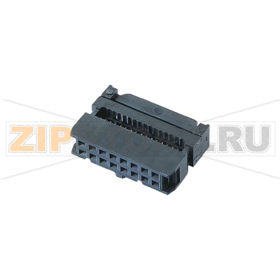 Разъем штекерный 2.54 мм, 7 контактов, черный BKL Electronic 10120112 