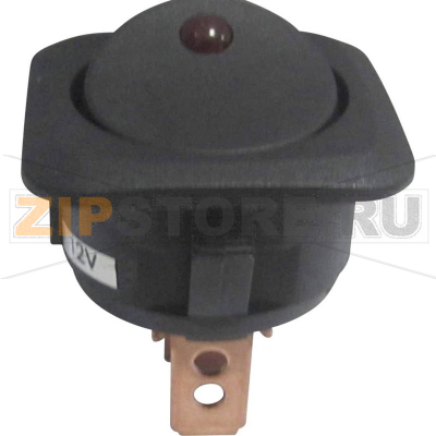 Переключатель автомобильный 12 В/DC, 25 A, 1 x выкл/вкл, красный TRU Components TC-R13-203L-SQ 
