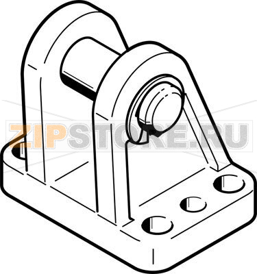 Стойка опорная Festo LBG-125-R3 