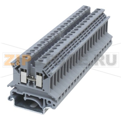 Клемма проходная, универсальная, серая CHIKU RUK 1,5N 