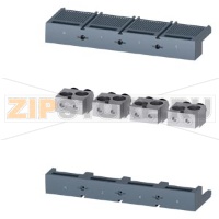 wire connector for 2 cables; with control wire tap 4 pcs. accessory for: 3VA55/3VA65/3VA66 Siemens 3VA9574-0JG23