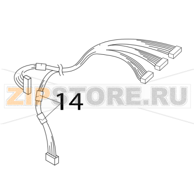Ferrite core E04SR150718 Toshiba TEC B-852-TS12-QP Ferrite core E04SR150718 Toshiba TEC B-852-TS12-QPЗапчасть на деталировке под номером: 14