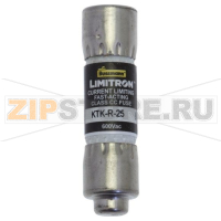 Предохранитель, 25 A, AC 600 В, 200 кА, 10x38 мм, CC, UL, быстродействующий Eaton CLASS CC FAST A