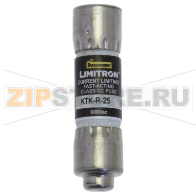 Предохранитель, 25 A, AC 600 В, 200 кА, 10x38 мм, CC, UL, быстродействующий Eaton CLASS CC FAST A 