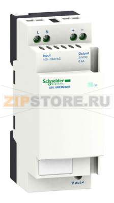 Блок питания 100-240 В/AC, 120-250 В/DC, 1 фаза, 24 В/DC, 0.3 А Schneider Electric ABL8MEM24003 
