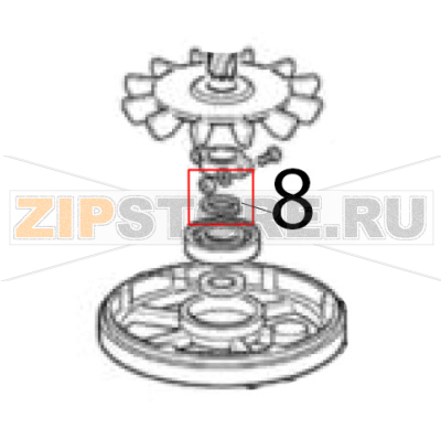 Rondella Scotsman MF 46 AS Rondella Scotsman MF 46 ASЗапчасть на деталировке под номером: 8