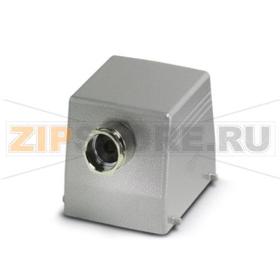 Корпус с кабельным сальником Phoenix Contact HC-B 32-TFQ-80/M1PG29S крепление производится двумя защелками, высота 80 мм, с резьбовым соединением, 1x Pg29, боковое подключение кабеля.Минимальный заказ: 10 шт.Упаковка: 10 шт.