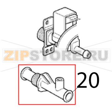 T-Stück Scotsman EC 126 AS T-Stück Scotsman EC 126 ASЗапчасть на деталировке под номером: 20