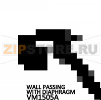 Wall passing with diaphragm Unox XBC 405E 