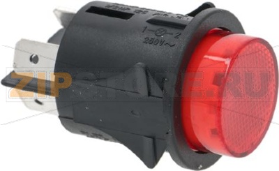 КРАСНЫЙ ДВУХПОЛЮСНЫЙ ВЫКЛЮЧАТЕЛЬ 16A 250В 