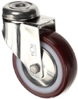 REVOLVING WHEEL INOX D.100 NO/BRAKE