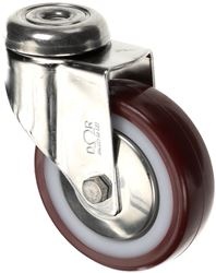 REVOLVING WHEEL INOX D.100 NO/BRAKE 