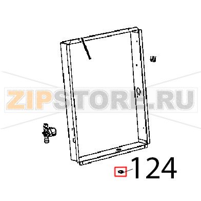 Passaparete con diaframma Unox XL 413 Passaparete con diaframma Unox XL 413Запчасть на деталировке под номером: 124