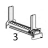 Kit media supply hanger Zebra 90XiIII Plus