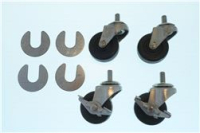 CASTOR KIT 2 W/ 3/8 STEM 2)830259/2)8302