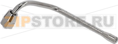 ХРОМИРОВАННАЯ ПАРООТВОДНАЯ ТРУБКА ЛЕВОСТОРОННЯЯ Ø 8 ММ В КОМПЛЕКТЕ 