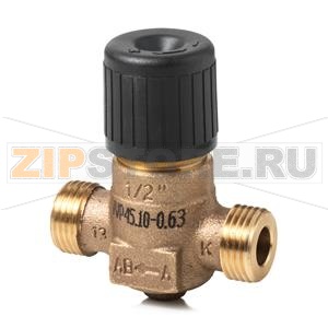 VVP45.10-0.63 - 2-ходовой седельный клапан, внешняя резьба, PN16, DN10, kvs 0,63 Siemens VVP45.10-0.63 