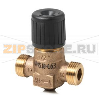 VVP45.10-0.63 - 2-ходовой седельный клапан, внешняя резьба, PN16, DN10, kvs 0,63 Siemens VVP45.10-0.63