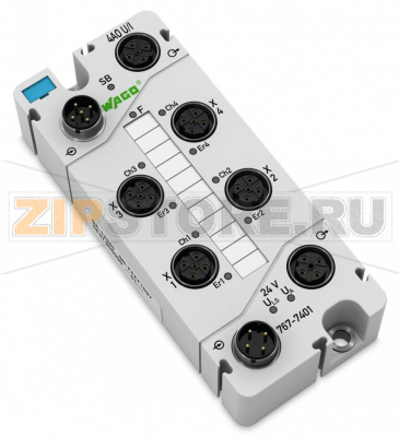 767 Series  I/O System 4-канальный аналоговый выход; Напряжение / ток; светло-серые Wago 767-7401 Краткое описание:Аналоговый модуль вывода для вывода сигналов напряжения и тока.Характеристики:? 4 аналоговых выхода 0 ? 20 мА, 4 ? 20 мА, ±20 мА, 0 ? 10 В или ±10 В- Возможность диагностики- Возможность параметризации (диапазон измерений, стратегия подстановки значения, подстановочное значение, ручной режим, имитация и диагностика в реальном времени)Комплект поставки:Маркировочная карточка WMB для модуля, синяя (1 шт.)Маркировочные полоски (1 шт.)Защитные крышки M12 (2 шт.)...