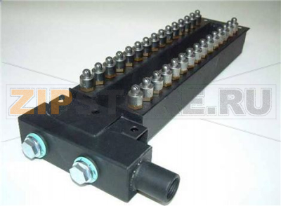Rod burner, 2 x 15 burner heads 