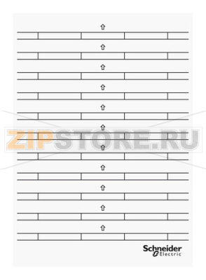 Полосы маркировочные, 10 шт Schneider Electric XBLYGK5 