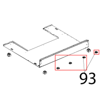 Clip fissaggio cassetto raccogligocce Unox XBC 815G
