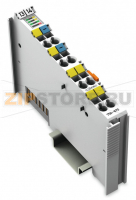 Контроллер шагового привода; RS-422/24 В пост.тока; 20 мА; светло-серые Wago 750-670