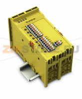 Отказоустойчивый 4/4-канальный дискретный вход/релейный выход; 48 В перем. тока/ 60 В пост. тока; 6 А; PROFIsafe V2.0 iPar; желтые Wago 750-669/000-003