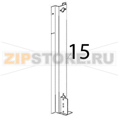 Supporto in metallo DX Scotsman MV 600 Supporto in metallo DX Scotsman MV 600Запчасть на деталировке под номером: 15