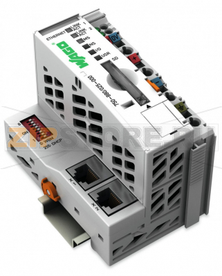 Контроллер ETHERNET; 3-е поколение; Слот для карт памяти SD; Внешняя температура; светло-серые Wago 750-880/025-000 