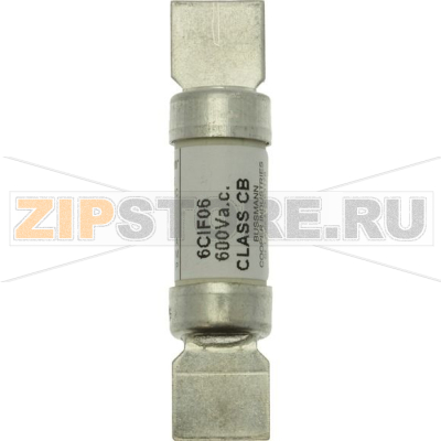 Предохранитель, 6 A, AC 600 В, DC 250 В, 200 кА, HRCI-CB, 14x61 мм, CSA Eaton C.S.A.FUSE FM1 CL&#039;C&#039;600V 