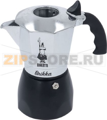 MOKA NEW BRIKKA 4 CUPS BLACK BIALETTI 