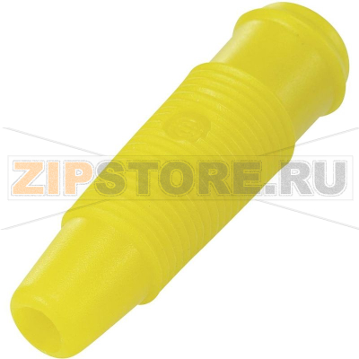 Гнездо лабораторное, Ø контакта: 4 мм, желтое, 1 шт TRU Components TC-R8-107 