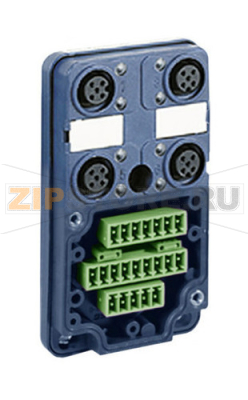 Модуль распределительный, пассивный, 4 канала, IP67 Schneider Electric ABE9C1240M 