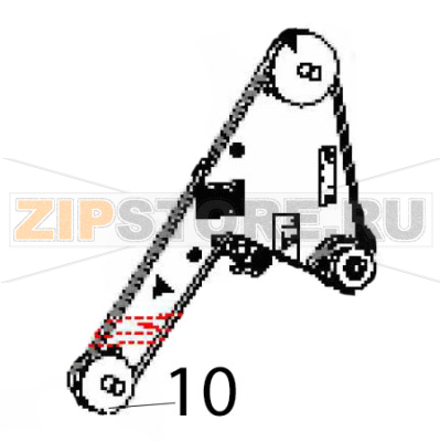 Pulley, 48-tooth Zebra TLP-2746e Pulley, 48-tooth Zebra TLP-2746eЗапчасть на деталировке под номером: 10