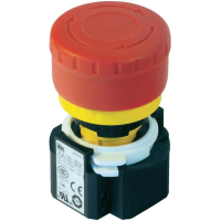 Кнопка аварийной остановки 250 В/AC, 3 А, 1 шт IDEC XA1E-BV302R