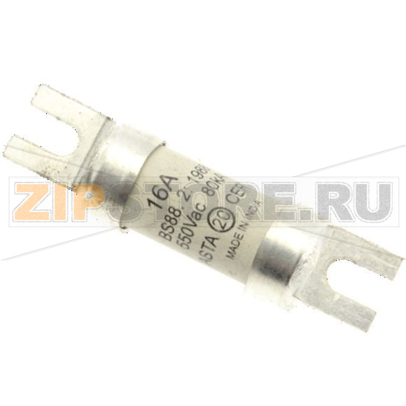 Предохранитель, 16 A, AC 550 В, 80 кА, BS88/A1, 14x55 мм, gL/gG, BS Eaton 16AMP 550V AC BS88 FUSE 