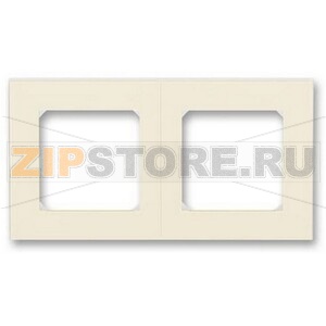 Рамка двухместная, слоновая кость/белый ABB 2CHH015020A6017 