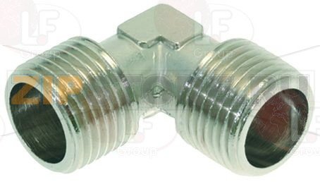 L-ОБРАЗНОЕ СОЕДИНЕНИЕГ НИКЕЛИРОВАННОЕ Ø 1/2"M-1/2"M 