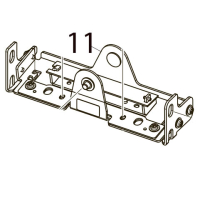 Head bracket ass'y Toshiba TEC B-SX5T-TS12/22-QQ