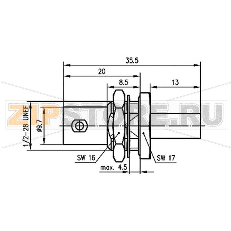 Разъем BNC, 50 Ом, 1 шт Telegärtner J01001A0034 